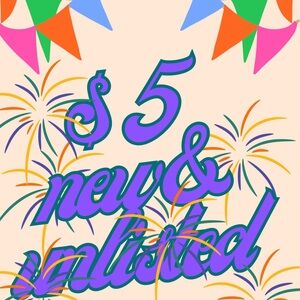 $5 New & Unlisted